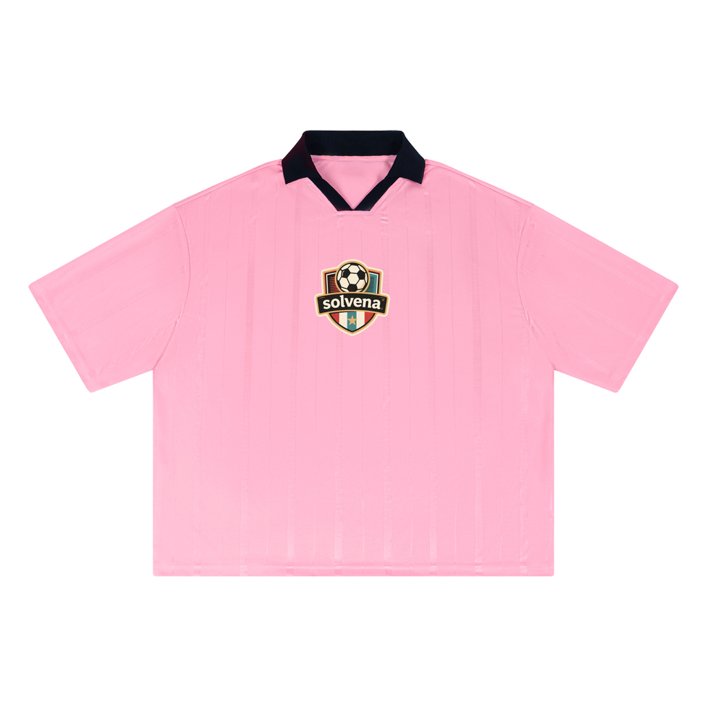 Unisex Striped Boxy football Jersey