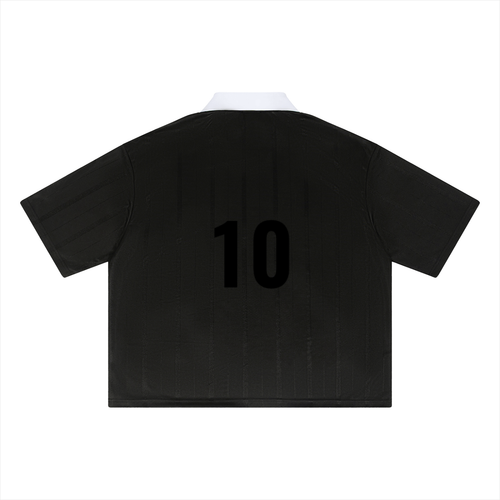 Unisex Striped Boxy football Jersey